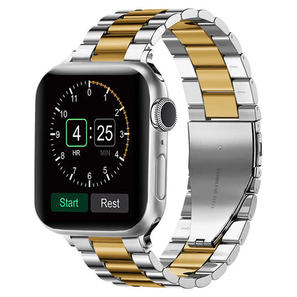 Stainless Steel Strap for Apple Watch Ultra Band 49mm 46mm 45mm 44mm 42mm 41mm 40mm Series 10/9/8/7/6/5/4/SE