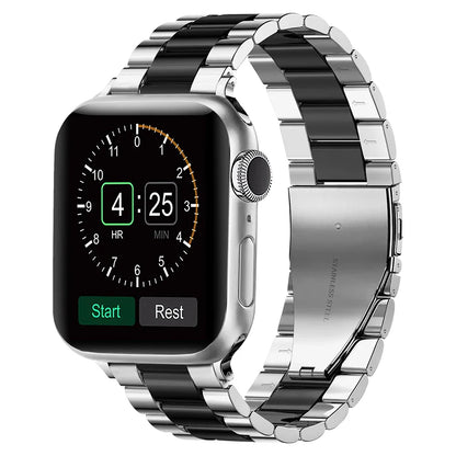 Stainless Steel Strap for Apple Watch Ultra Band 49mm 46mm 45mm 44mm 42mm 41mm 40mm Series 10/9/8/7/6/5/4/SE