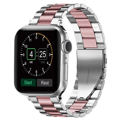 Stainless Steel Strap for Apple Watch Ultra Band 49mm 46mm 45mm 44mm 42mm 41mm 40mm Series 10/9/8/7/6/5/4/SE