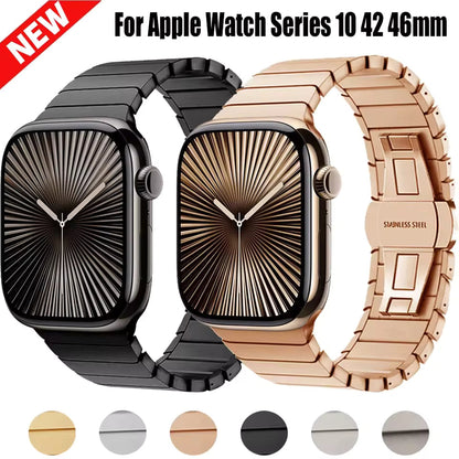 Stainless Steel Strap for Apple Watch Band iWatch Series Ultra/11/10/9/8/7/6/5/4/SE