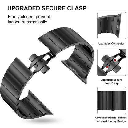 Stainless Steel Strap for Apple Watch Band iWatch Series Ultra/11/10/9/8/7/6/5/4/SE