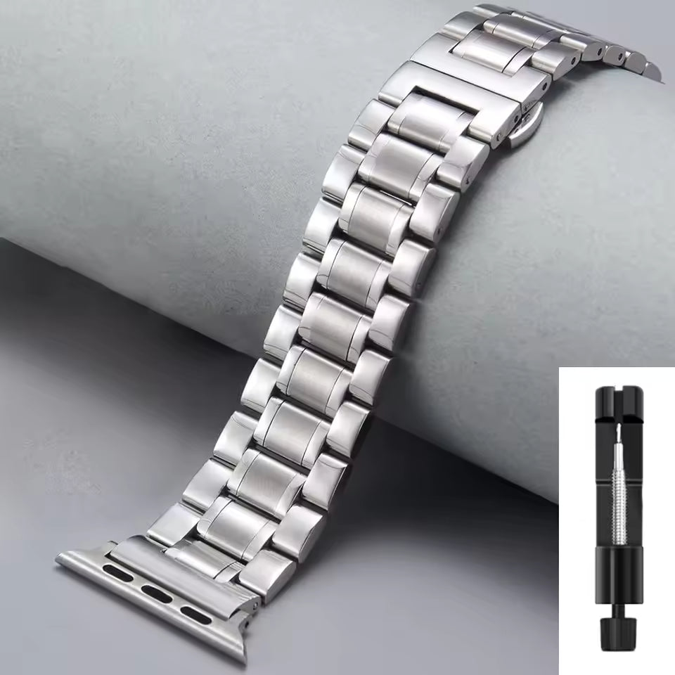 Stainless Steel Strap for Apple Watch Ultra3 Band 49mm 45mm 44mm 46mm Series 11/10/9/8/7/6/5/4/3/SE3