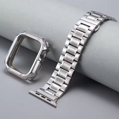 Stainless Steel Strap+Case for Apple Watch Ultra3 Band 49mm 46mm 44mm 45mm 42mm Series 11/10/9/8/7/6