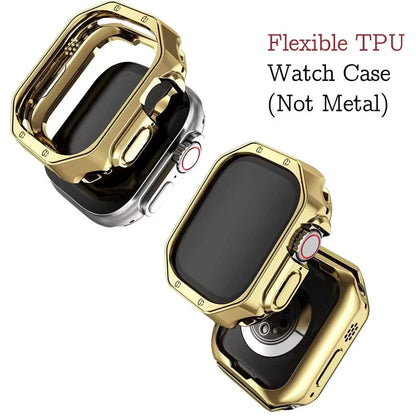 Stainless Steel Strap+Case for Apple Watch Ultra3 Band 49mm 46mm 44mm 45mm 42mm Series 11/10/9/8/7/6