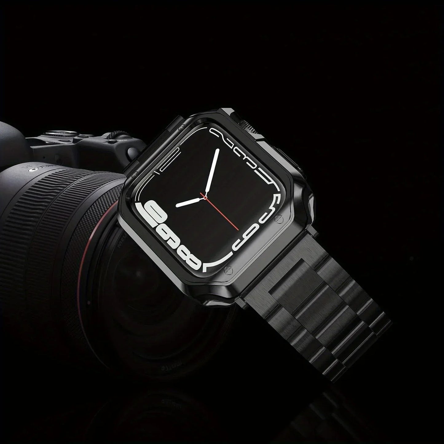 Stainless Steel Strap+Case for Apple Watch Ultra3 Band 49mm 46mm 44mm 45mm 42mm Series 11/10/9/8/7/6