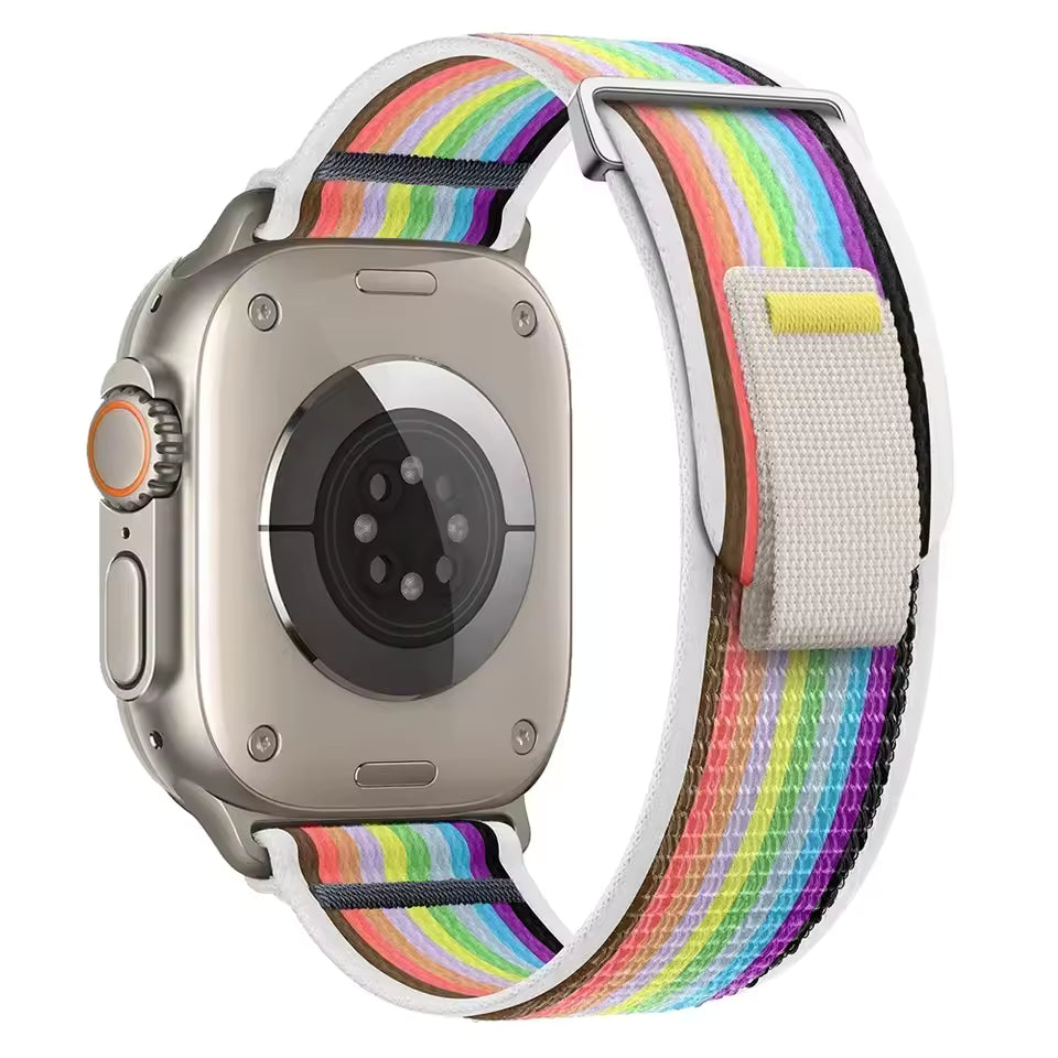 Trail Loop Nylon Strap for Apple Watch Ultra2 Band 49mm 46mm 45mm 41mm 44mm 40mm 42mm Series 10/9/8/7/6/5/4/SE
