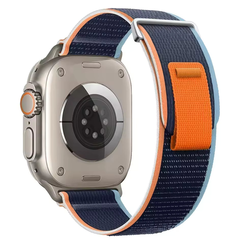 Trail Loop Nylon Strap for Apple Watch Ultra2 Band 49mm 46mm 45mm 41mm 44mm 40mm 42mm Series 10/9/8/7/6/5/4/SE