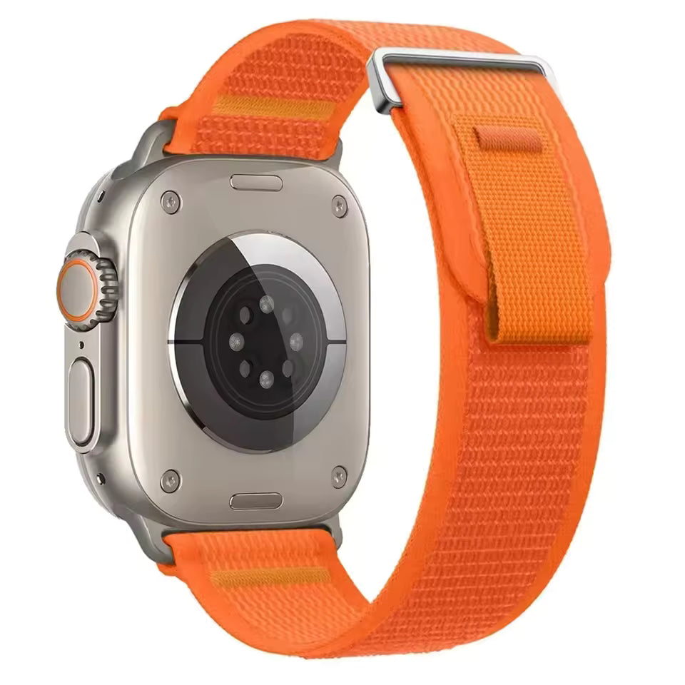 Trail Loop Nylon Strap for Apple Watch Ultra2 Band 49mm 46mm 45mm 41mm 44mm 40mm 42mm Series 10/9/8/7/6/5/4/SE