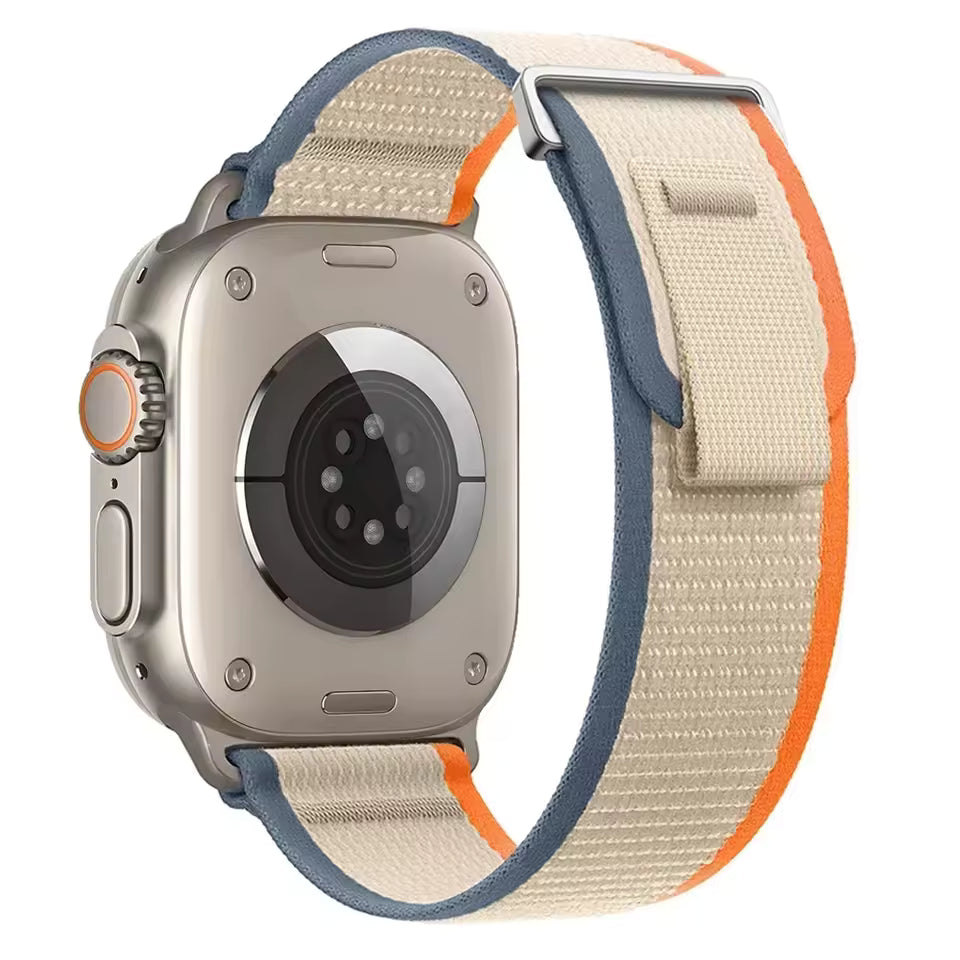 Trail Loop Nylon Strap for Apple Watch Ultra2 Band 49mm 46mm 45mm 41mm 44mm 40mm 42mm Series 10/9/8/7/6/5/4/SE