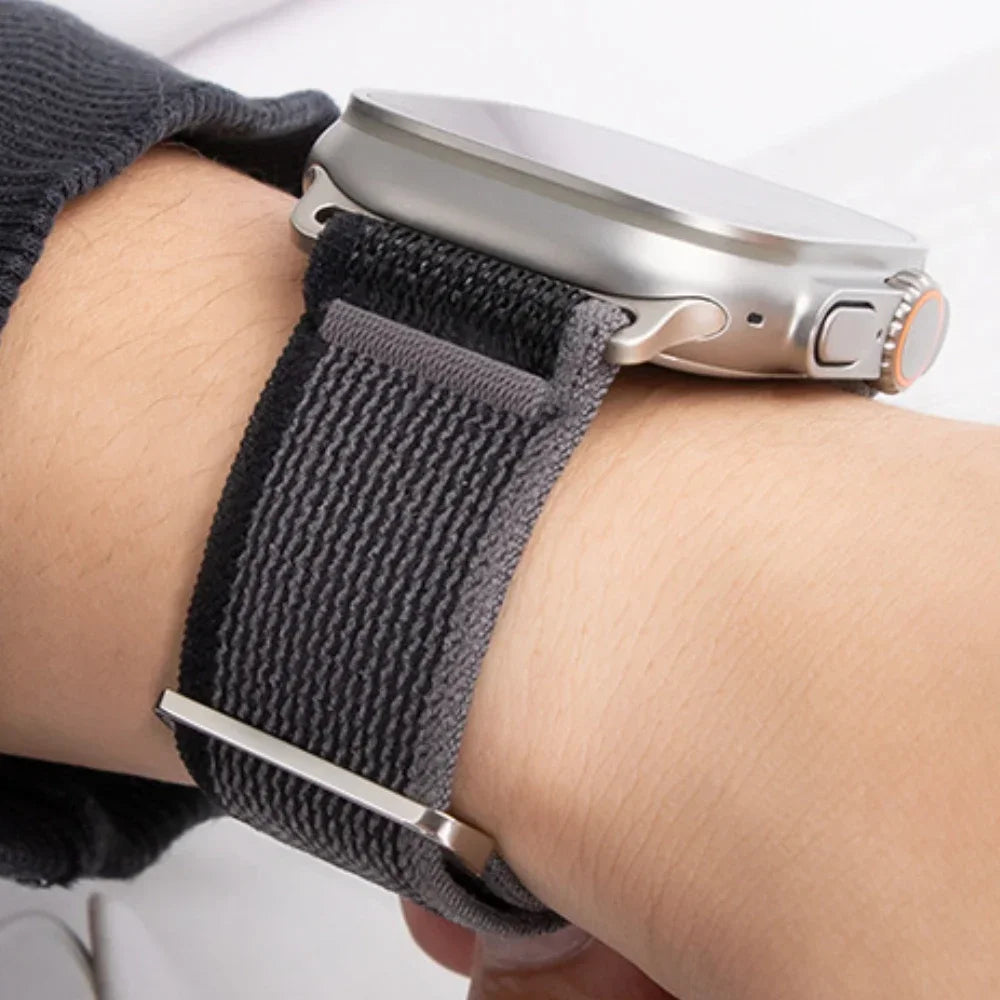 Trail Loop Nylon Strap for Apple Watch Ultra2 Band 49mm 46mm 45mm 41mm 44mm 40mm 42mm Series 10/9/8/7/6/5/4/SE