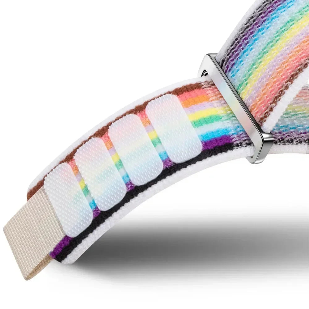 Trail Loop Nylon Strap for Apple Watch Ultra2 Band 49mm 46mm 45mm 41mm 44mm 40mm 42mm Series 10/9/8/7/6/5/4/SE