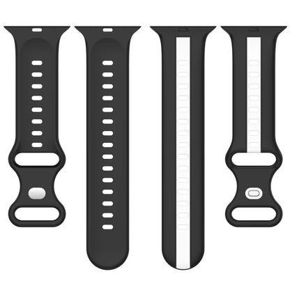 Two-Color Silicone Strap for Apple Watch Band iWatch Series Ultra3/2/11/10/9/8/7/6/5/SE