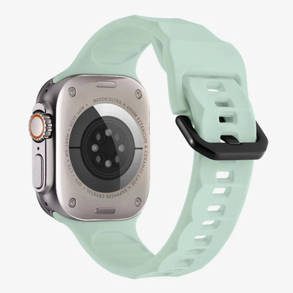 Wave Style Silicone Strap for Apple Watch Band iWatch Series 11/10/Ultra3/2/9/8/7/6/5/4/SE