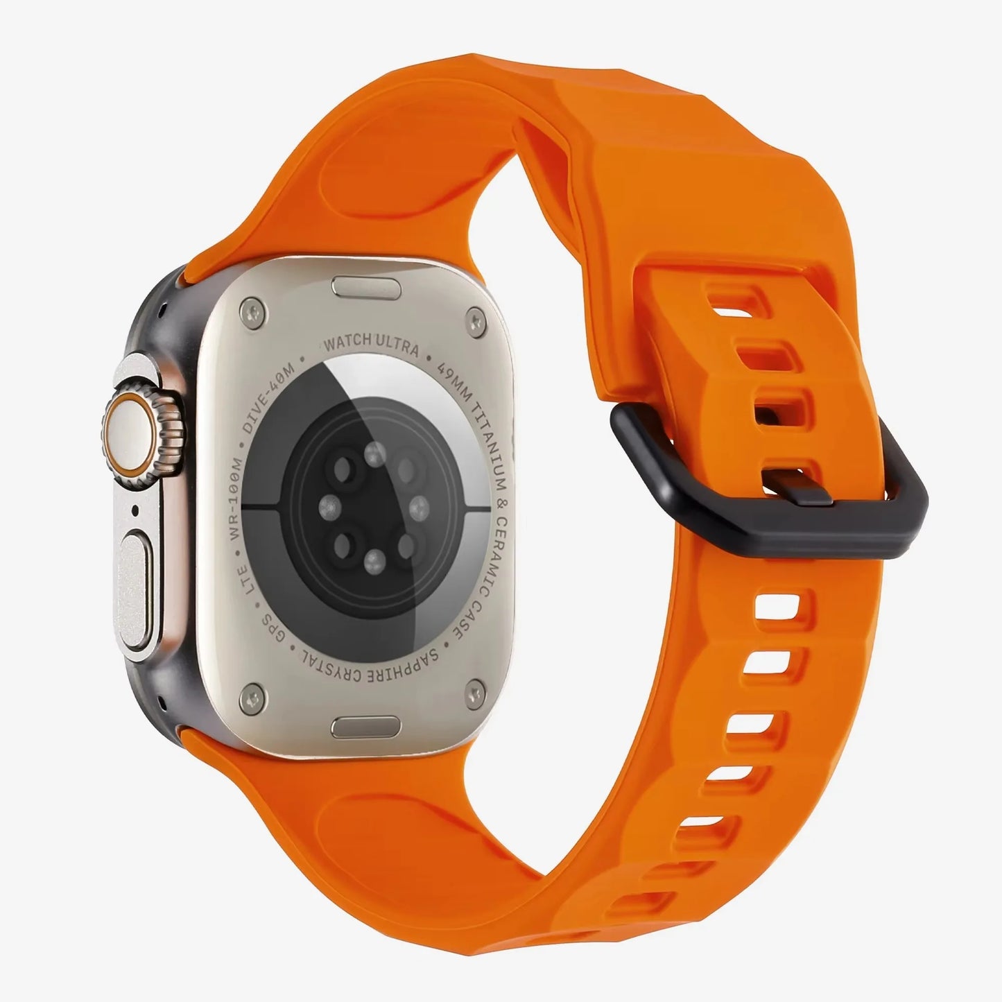 Wave Style Silicone Strap for Apple Watch Band iWatch Series 11/10/Ultra3/2/9/8/7/6/5/4/SE