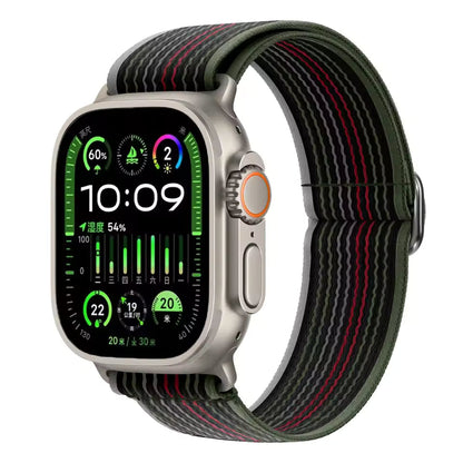 Wild Diameter Nylon Elastic Bracelet for Apple Watch Band iWatch Series Ultra3/2/11/10/9/8/7/6/5/SE