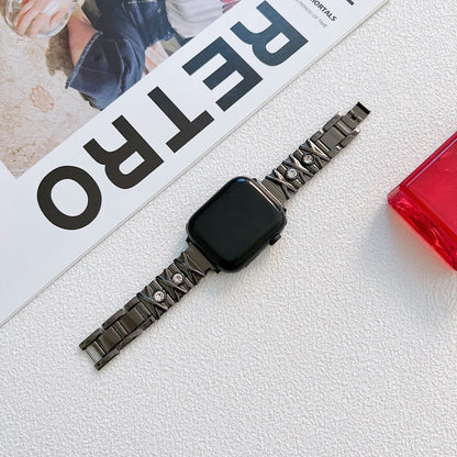 Women's Diamond Metal Bracelet for Apple Watch Ultra/9/8/7/6/5/4/3/SE