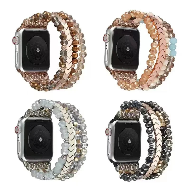 Women's Jewelry+Alloy Bracelet for Apple Watch Band 9/8/7/Ultra/6/5/4/3/SE