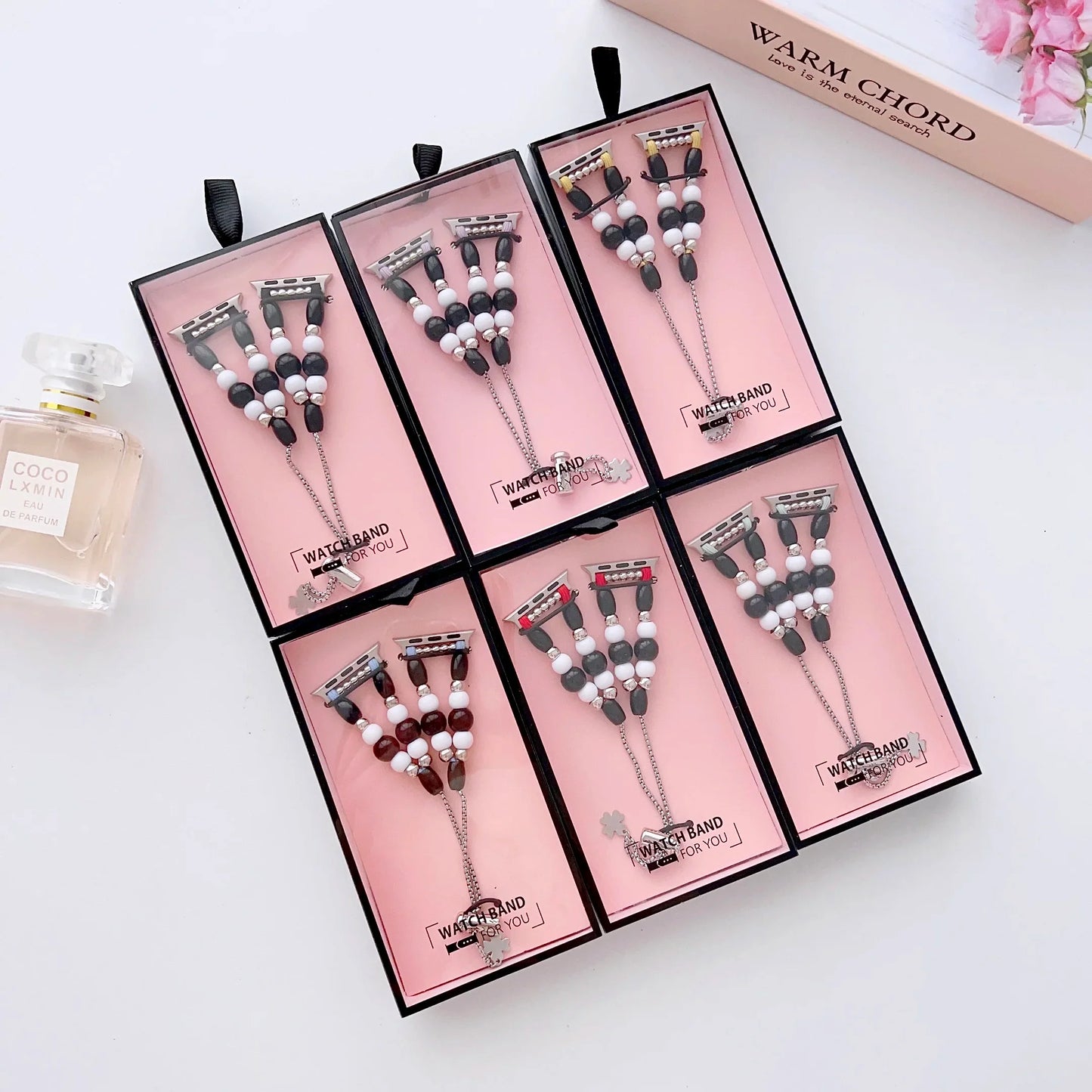 Women's Jewelry Strap Bracelet for Apple Watch Band iWatch Series Ultra/10/9/8/7/6/5/4/3/2/SE