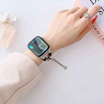 Women's Jewelry Strap Bracelet for Apple Watch Band iWatch Series Ultra/10/9/8/7/6/5/4/3/2/SE