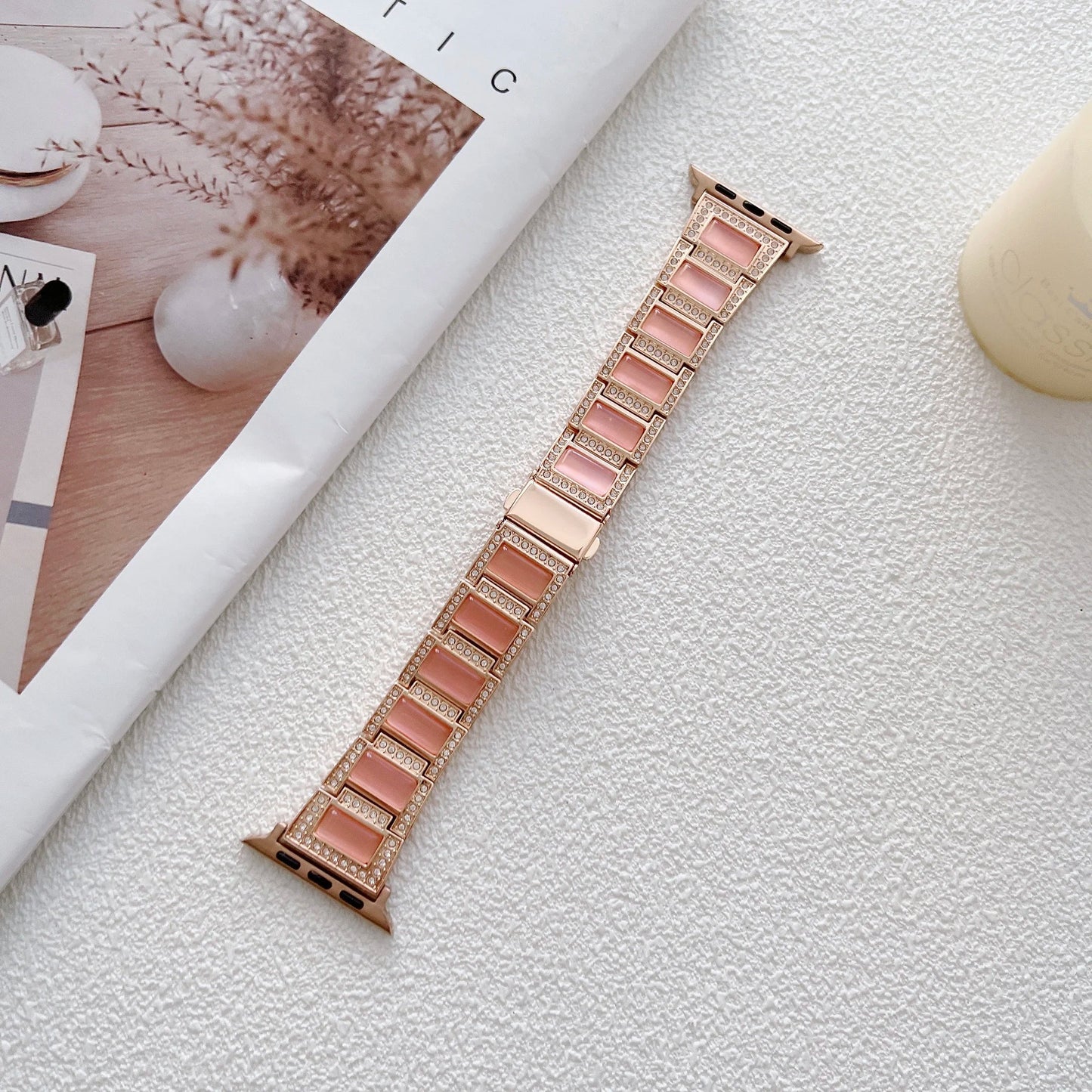 Women's Metal Diamond Bracelet for Apple Watch Band iWatch Series Ultra/8/7/6/5/4/3/SE