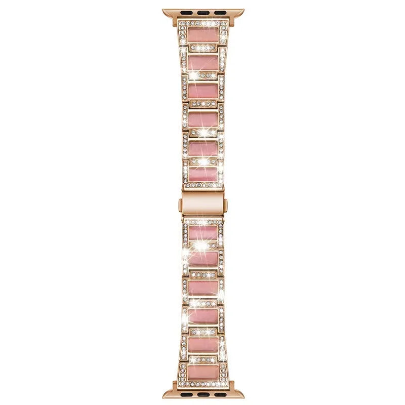 Women's Metal Diamond Bracelet for Apple Watch Band iWatch Series Ultra/8/7/6/5/4/3/SE