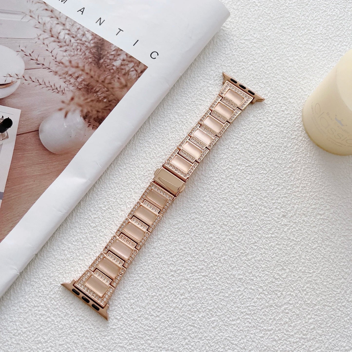 Women's Metal Diamond Bracelet for Apple Watch Band iWatch Series Ultra/8/7/6/5/4/3/SE