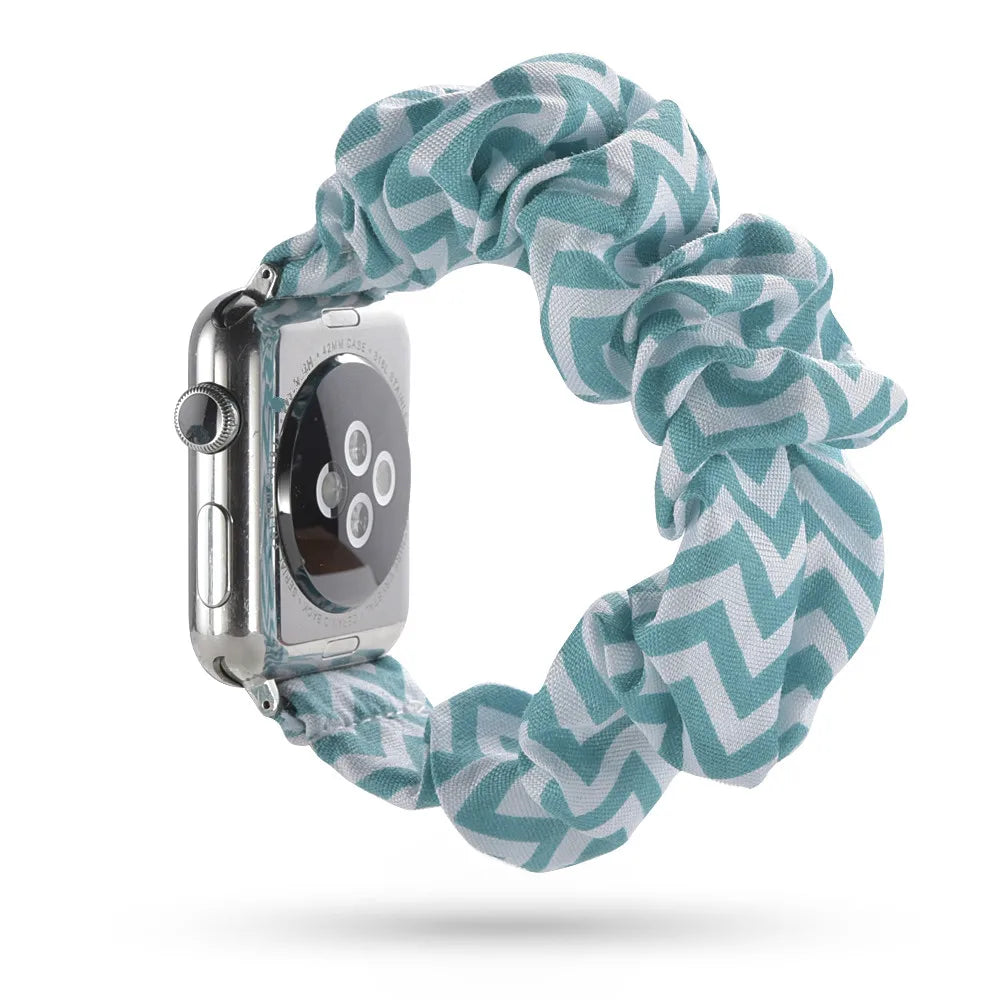 Women's Nylon Elastic Bracelet for Apple Watch Ultra2 Band 49mm 45mm 41mm 40mm 44mm 46mm 42mm Series 9/8/7/6/5/4/10/SE