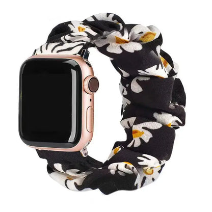 Women's Nylon Elastic Bracelet for Apple Watch Ultra2 Band 49mm 45mm 41mm 40mm 44mm 46mm 42mm Series 9/8/7/6/5/4/10/SE