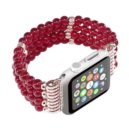 Women's Pearl Strap for Apple Watch Ultra2 Band 49mm 46mm 45mm 41mm 44mm 42mm 40mm Series 10/9/8/7/6/5/4/3/SE