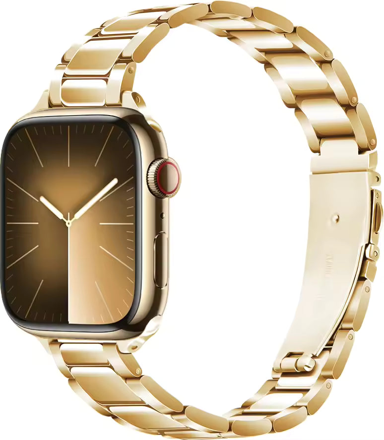 Women's Slim Stainless Steel Bracelet for Apple Watch Ultra2 Band 41mm 45mm 46mm 49mm 44mm 40mm 42mm Series 10/9/8/7/6/5/4/3/SE