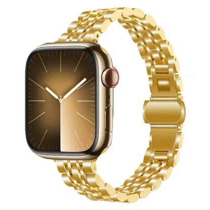 Women's Slim Stainless Steel Bracelet for Apple Watch Ultra2 Band 41mm 45mm 46mm 49mm 44mm 40mm 42mm Series 10/9/8/7/6/5/4/3/SE