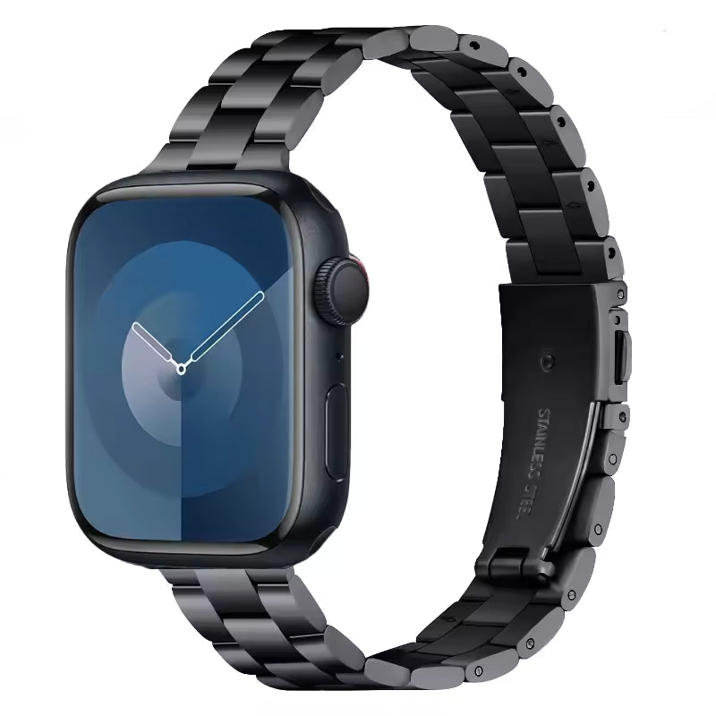 Women's Slim Stainless Steel Bracelet for Apple Watch Ultra2 Band 41mm 45mm 46mm 49mm 44mm 40mm 42mm Series 10/9/8/7/6/5/4/3/SE