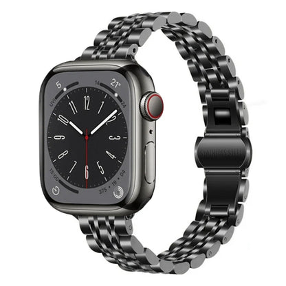 Women's Slim Stainless Steel Bracelet for Apple Watch Ultra2 Band 41mm 45mm 46mm 49mm 44mm 40mm 42mm Series 10/9/8/7/6/5/4/3/SE