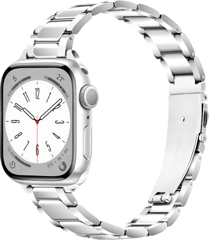 Women's Slim Stainless Steel Bracelet for Apple Watch Ultra2 Band 41mm 45mm 46mm 49mm 44mm 40mm 42mm Series 10/9/8/7/6/5/4/3/SE