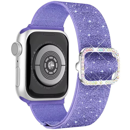 Women's Soft Nylon Buckle Bracelet for Apple Watch Ultra Band 46mm 44mm 45mm 40mm 42mm Series 11/10/9/8/7/6/5/4/SE3