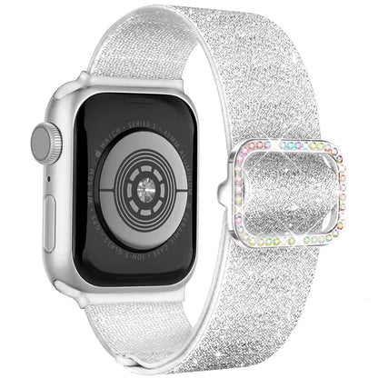 Women's Soft Nylon Buckle Bracelet for Apple Watch Ultra Band 46mm 44mm 45mm 40mm 42mm Series 11/10/9/8/7/6/5/4/SE3