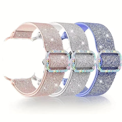 Women's Soft Nylon Buckle Bracelet for Apple Watch Ultra Band 46mm 44mm 45mm 40mm 42mm Series 11/10/9/8/7/6/5/4/SE3