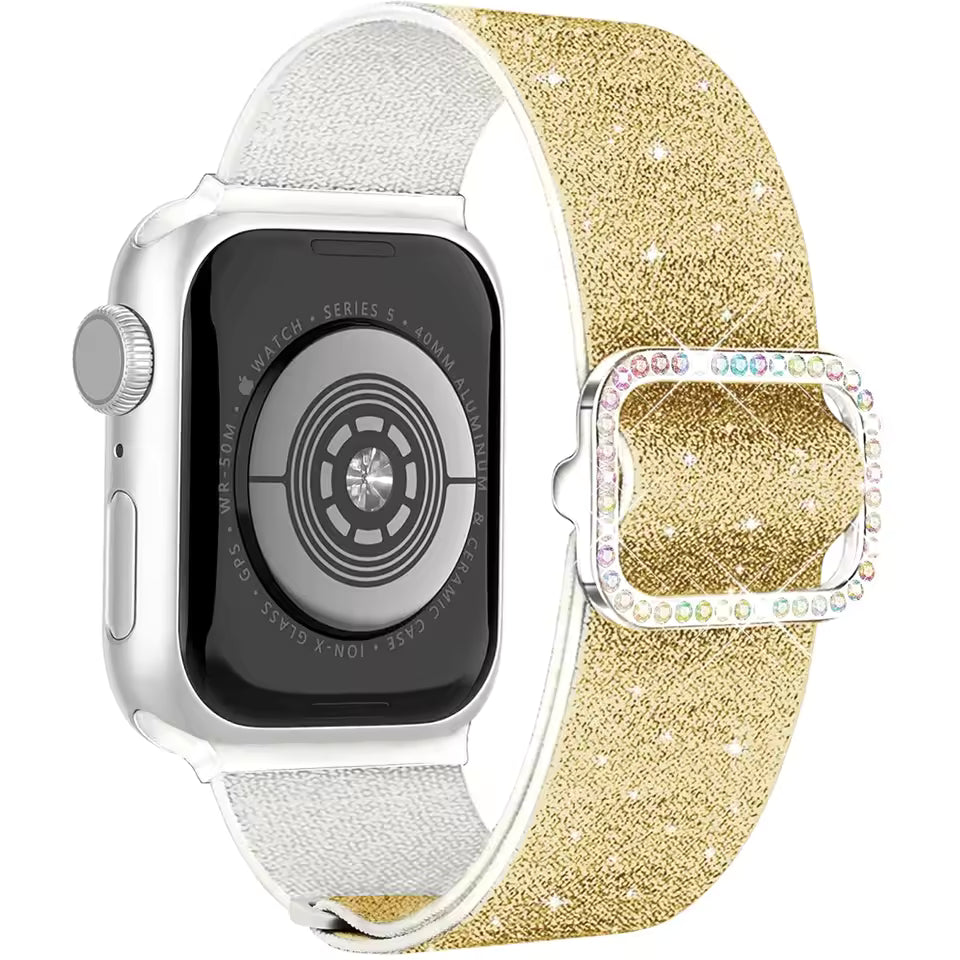 Women's Soft Nylon Buckle Bracelet for Apple Watch Ultra Band 46mm 44mm 45mm 40mm 42mm Series 11/10/9/8/7/6/5/4/SE3