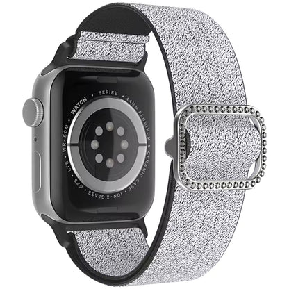 Women's Soft Nylon Buckle Bracelet for Apple Watch Ultra Band 46mm 44mm 45mm 40mm 42mm Series 11/10/9/8/7/6/5/4/SE3