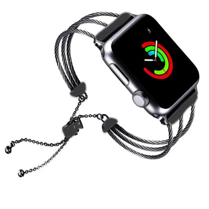 Women's Stainless Steel Cartoon Bracelet for Apple Watch Ultra/2/10/9/8/7/6/5/4/3/SE