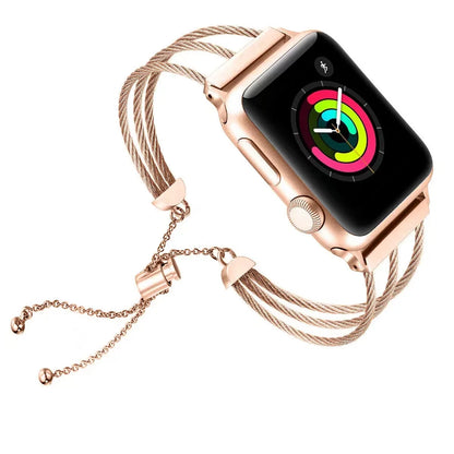 Women's Stainless Steel Cartoon Bracelet for Apple Watch Ultra/2/10/9/8/7/6/5/4/3/SE