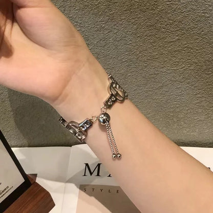 Women's Stainless Steel Cartoon Bracelet for Apple Watch Ultra/2/10/9/8/7/6/5/4/3/SE